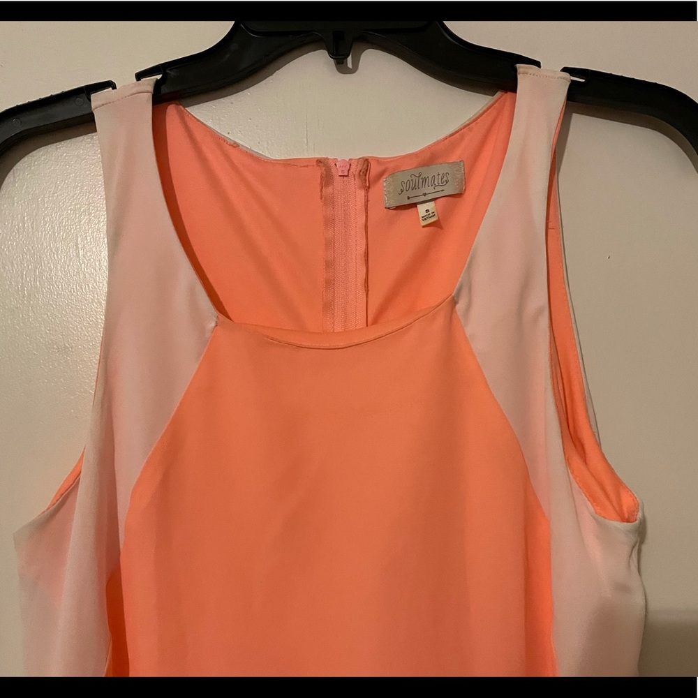 Color block Shift Dress - Picture 2 of 4